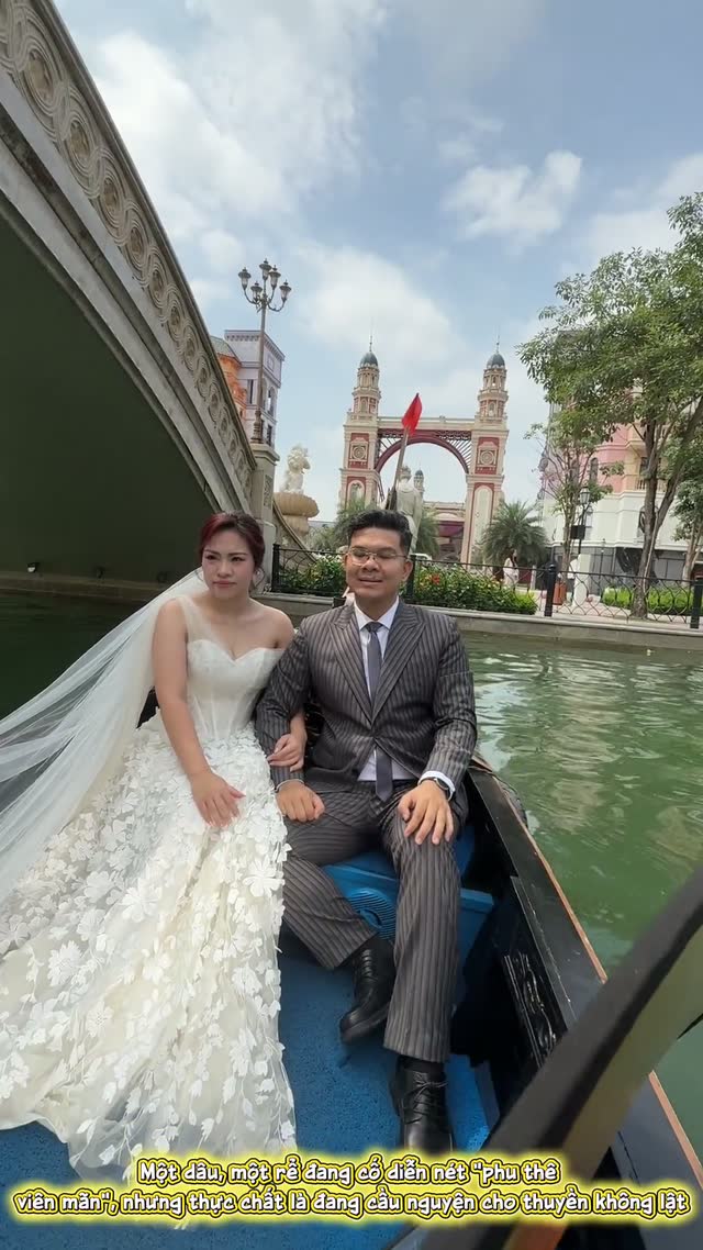 Hậu trường chụp ảnh cưới trên sông Venice — phần 1